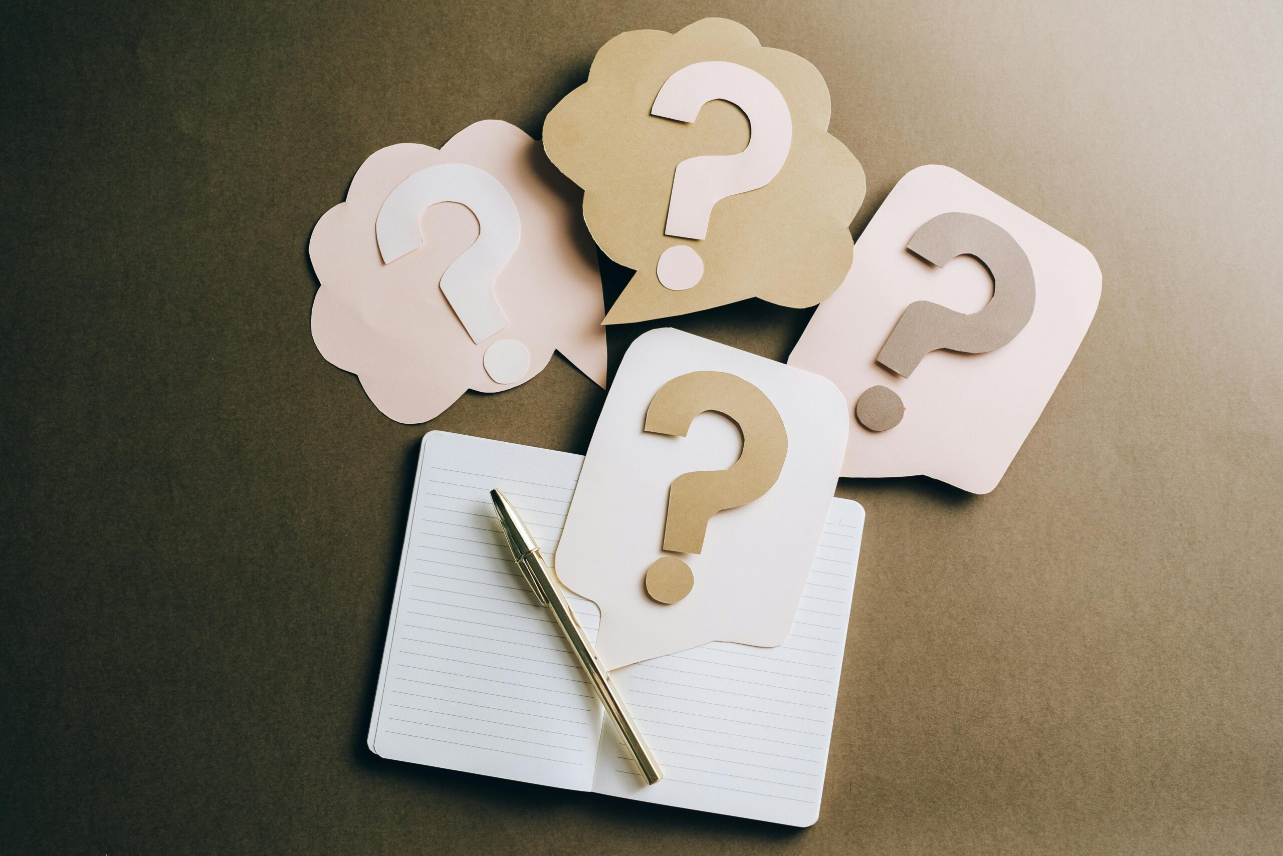 question marks
