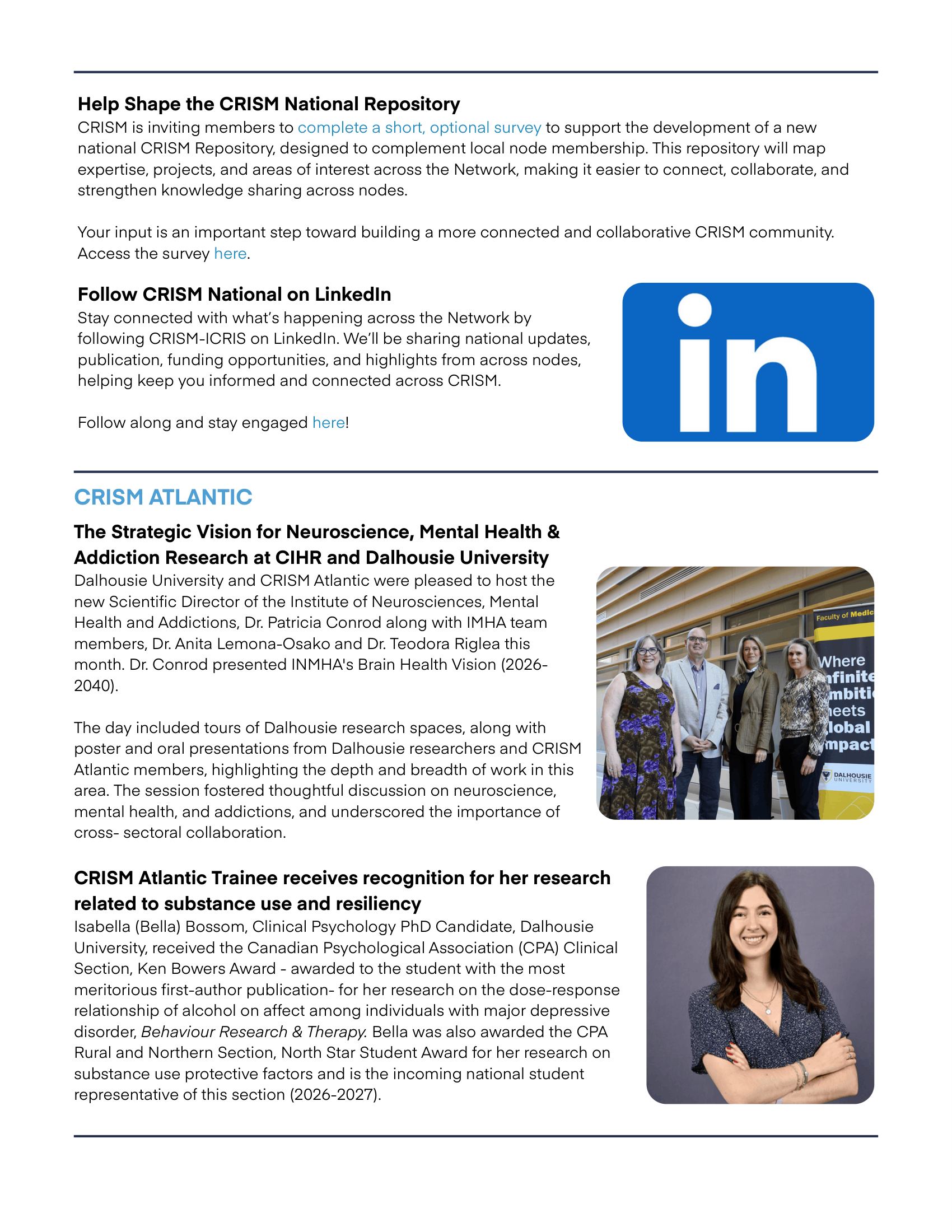 CRISM National Newsletter - Summer Edition - July 2026-2